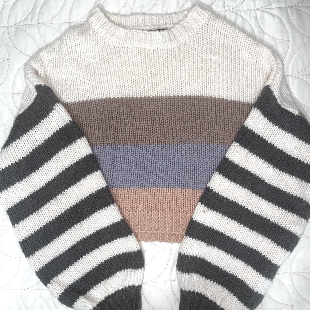 Forever 21 Stripe/ Color Block Sweater